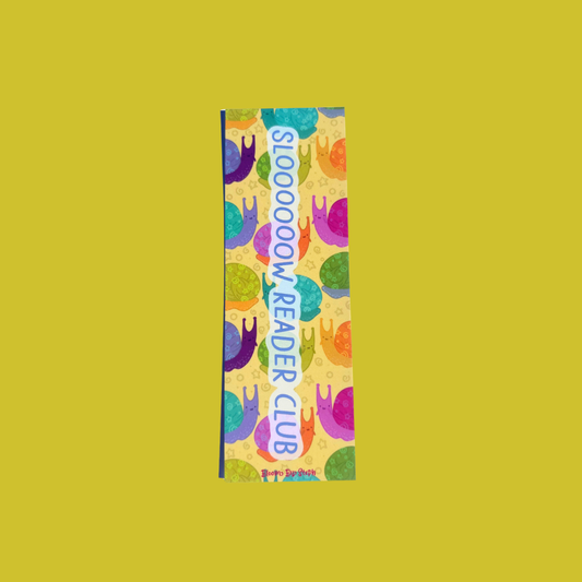 Slow Reader Snail Classic Bookmark