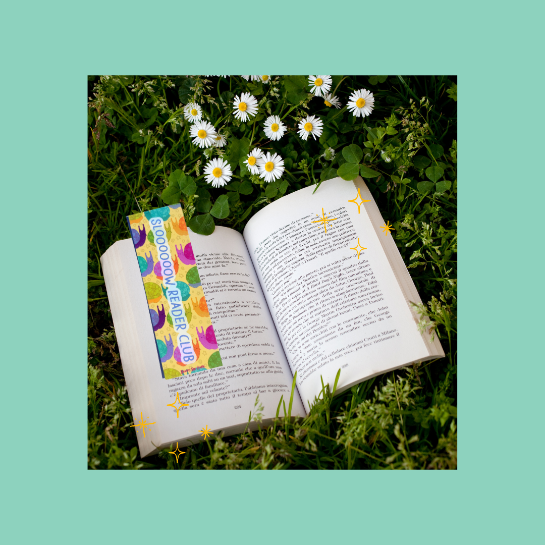 Slow Reader Snail Classic Bookmark