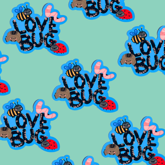 Love Bug Vinyl Sticker