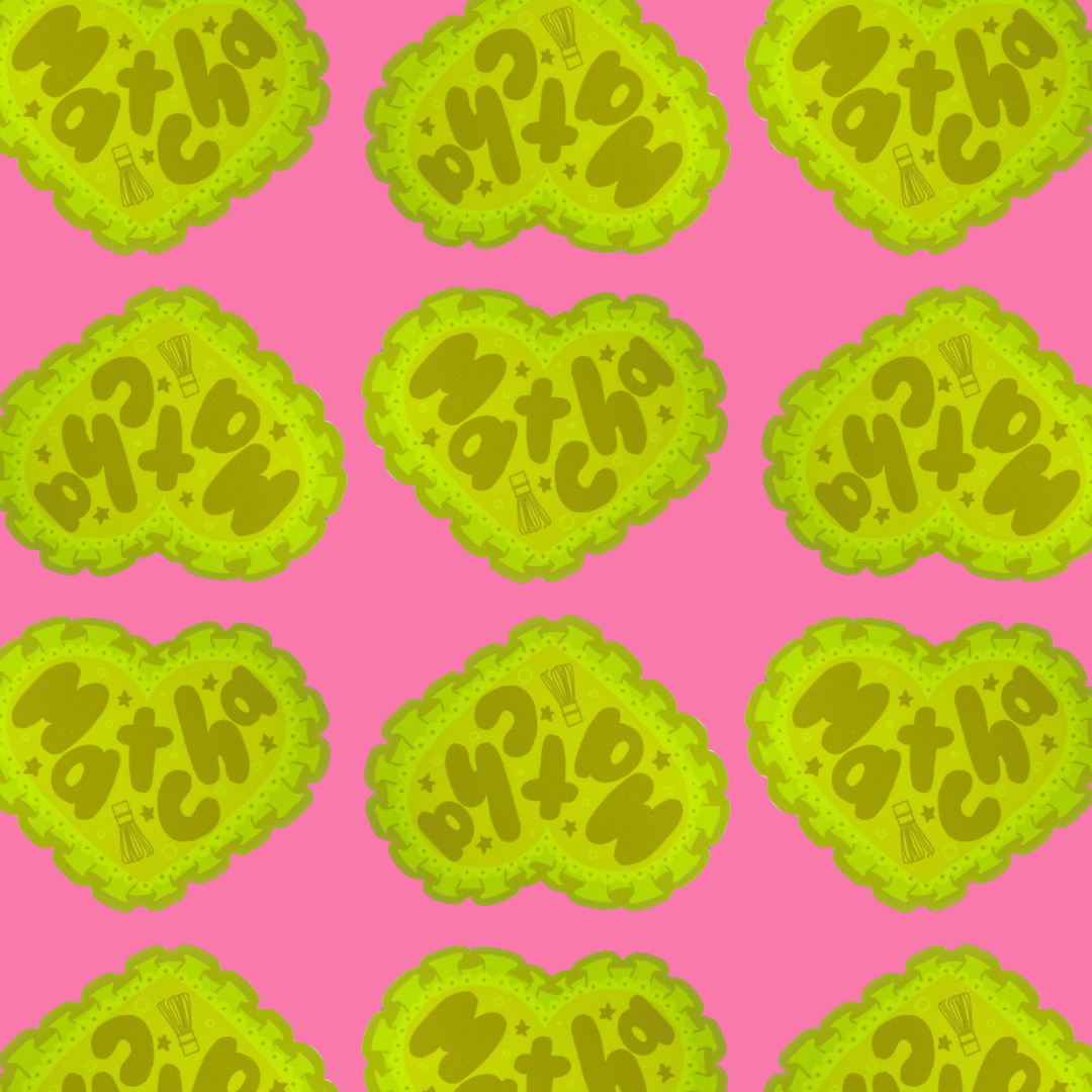 Matcha Vinyl Sticker