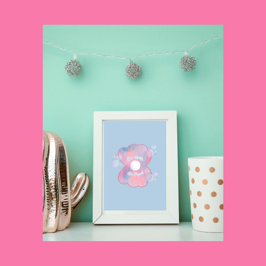 No Grit, No Pearl Print