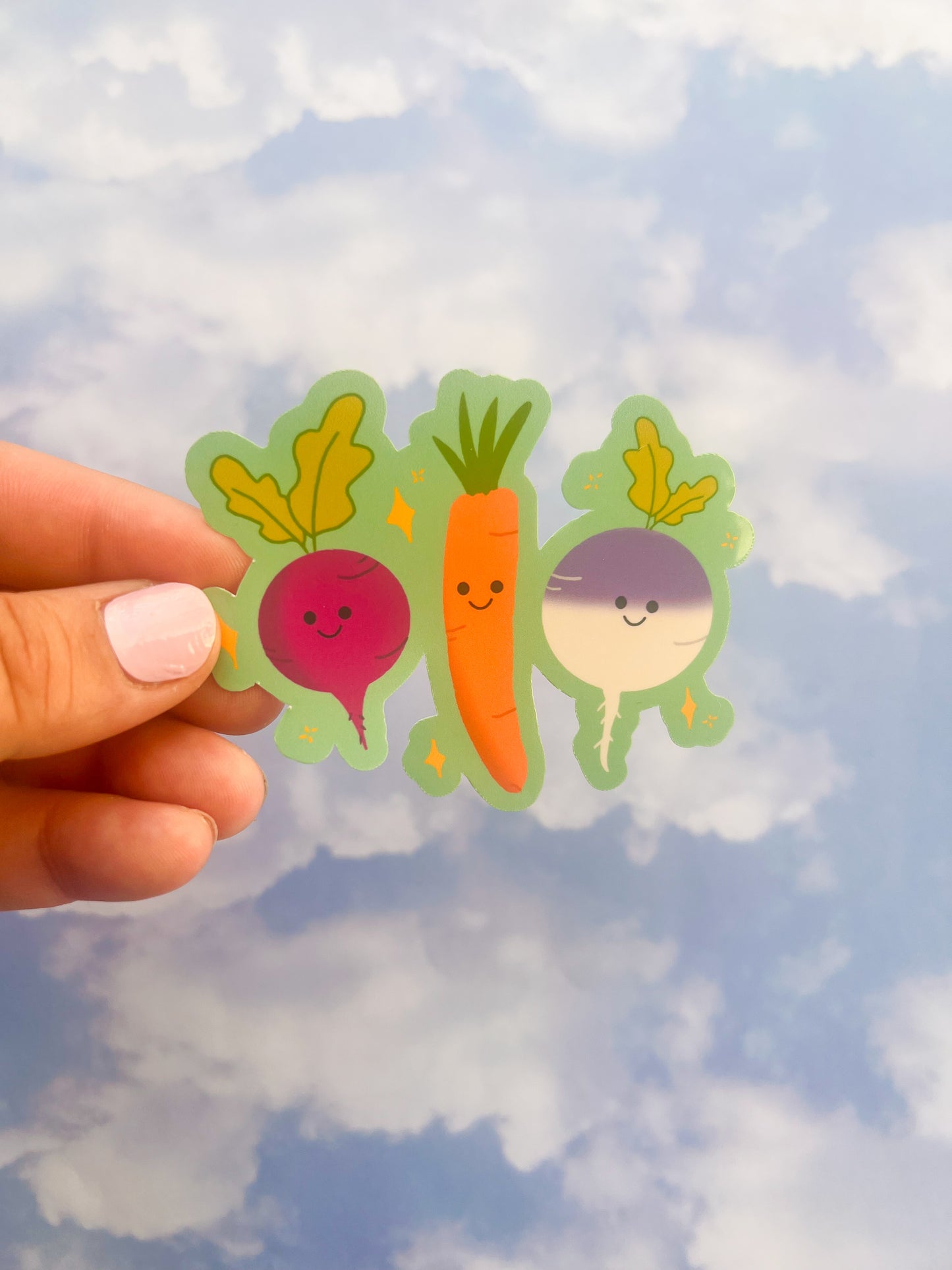 Rooting For You Sticker Greeting Card