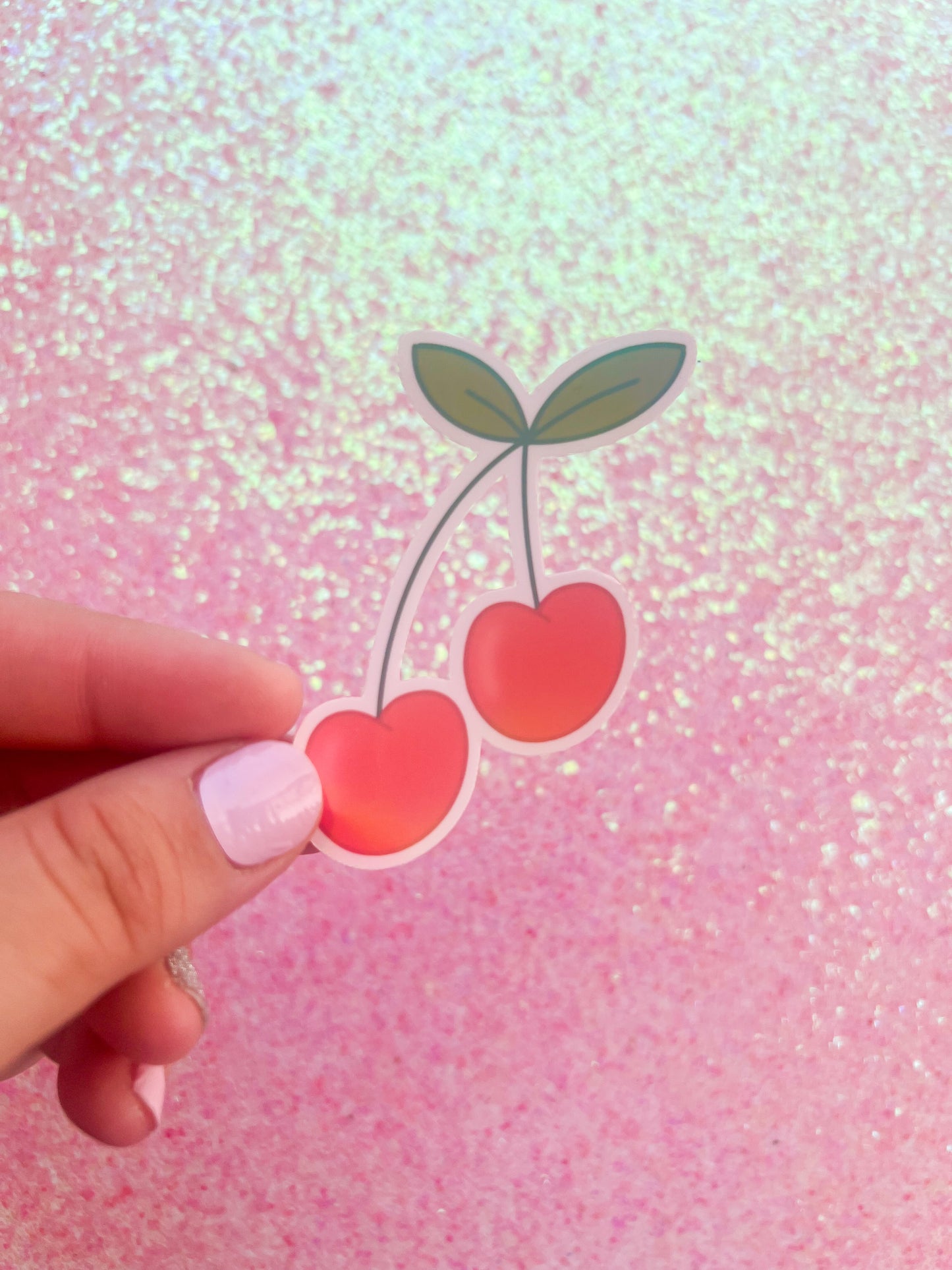 I Love You Cherry Much Sticker Greeting Card