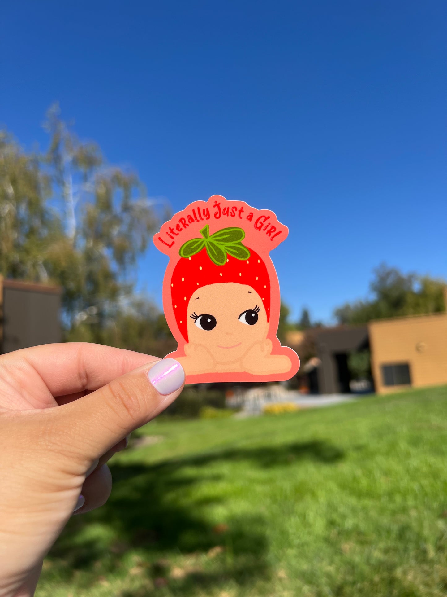 Literally Just A Sonny Girl Vinyl Sticker