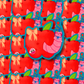 Birthday Worm Vinyl Sticker