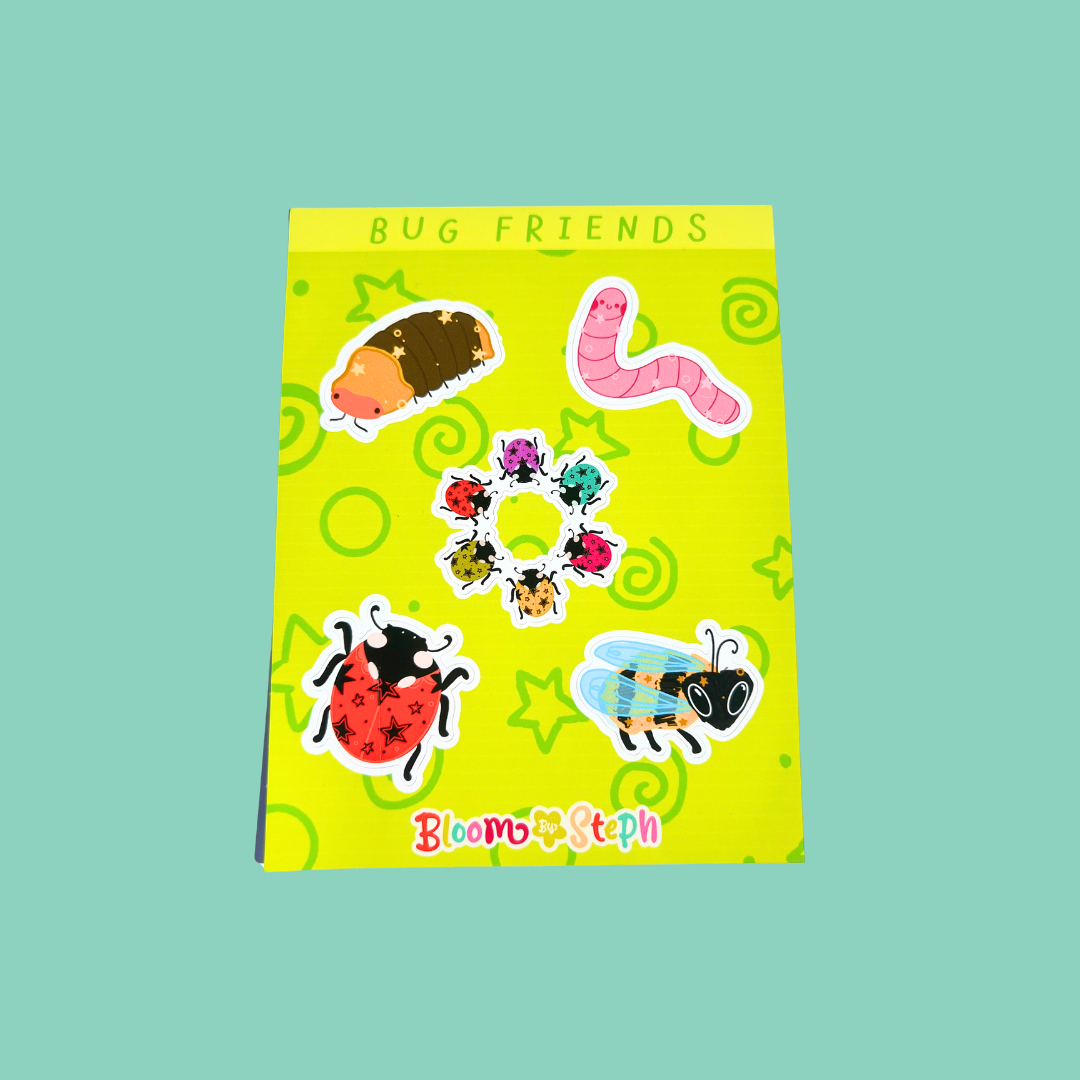 Bug Friends Sticker Sheet