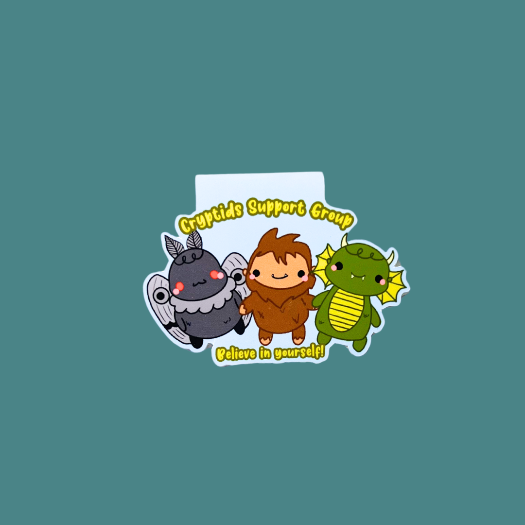 Cryptids Support Group Bookmark