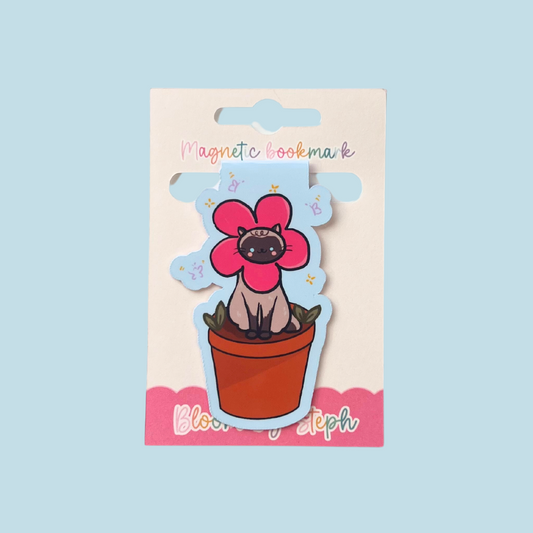 Blooming Kitty Bookmark