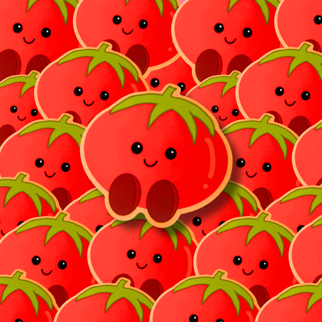 Tomato Guy Vinyl Sticker