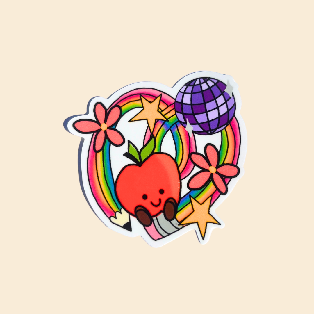 Teacher Appreciation Sticker Card