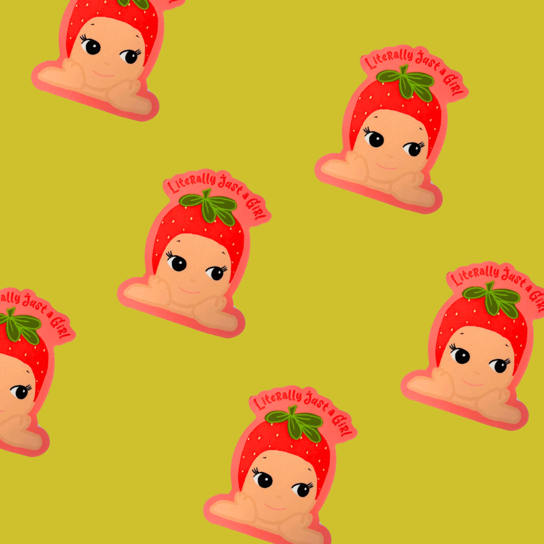 Literally Just A Sonny Girl Vinyl Sticker