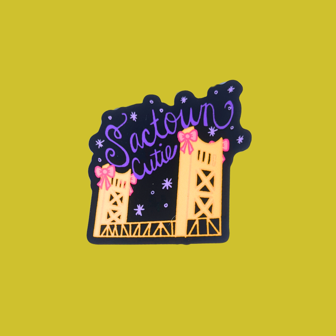 Sactown Cutie Vinyl Sticker