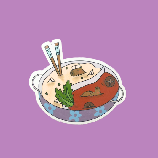 Capybara Hot Pot Soup Sticker