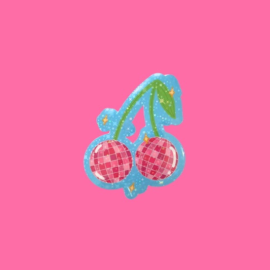 Disco Cherry Sticker