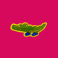 Croc in Crocs Vinyl Sticker