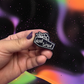 Dead Tired Coffin Acrylic Pin