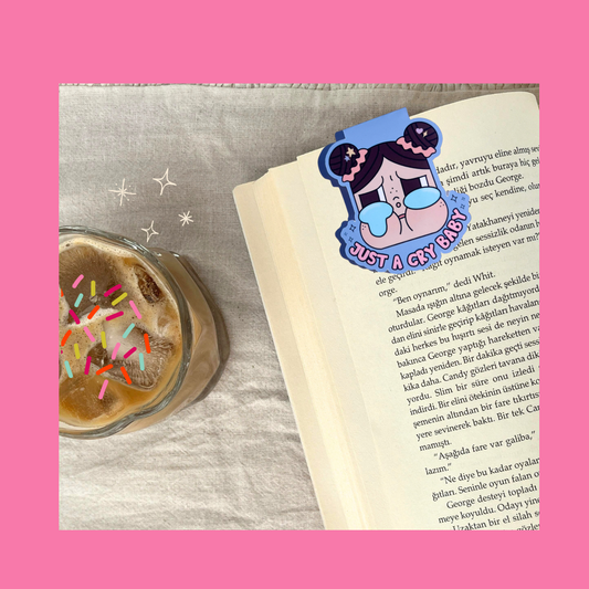 Just A Cry Baby Magnetic Bookmark