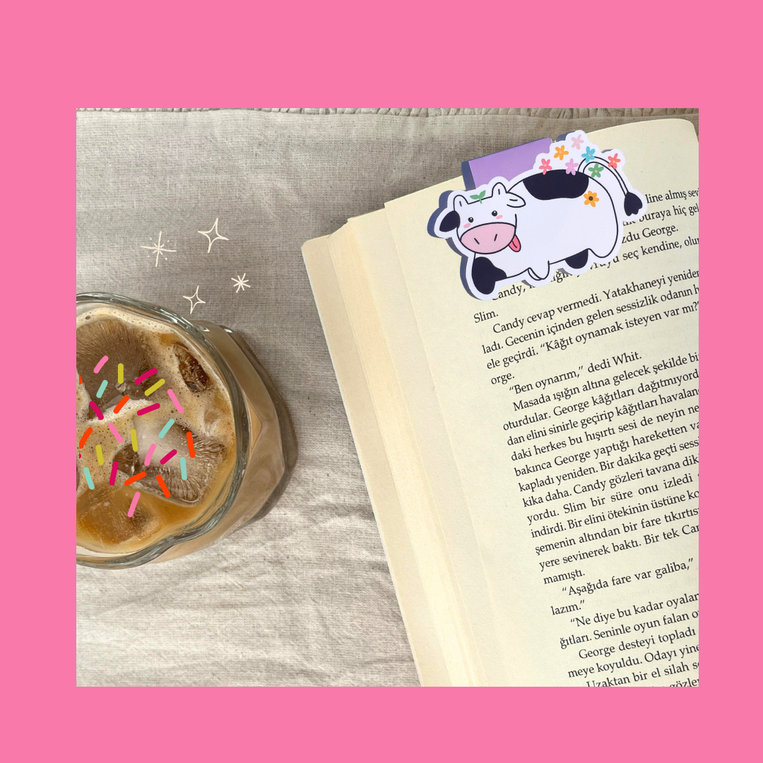 Cutie Cow Magnetic Bookmark