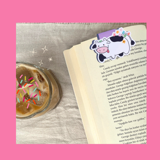 Cutie Cow Magnetic Bookmark