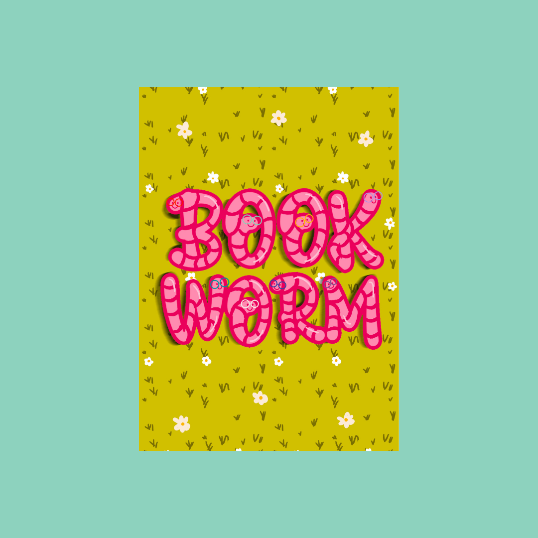 Book Worm Print