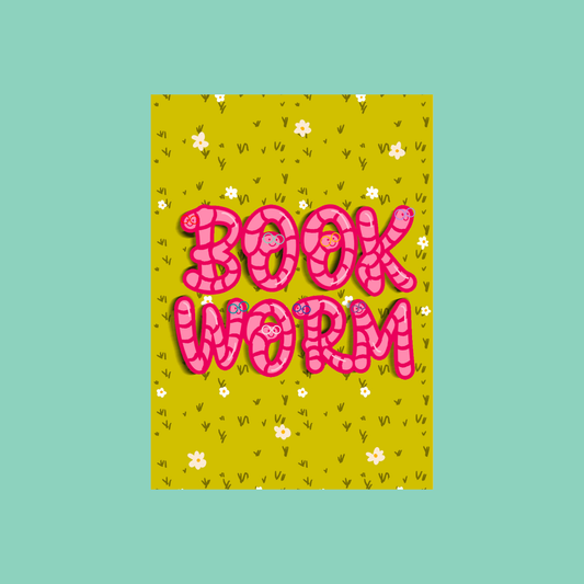 Book Worm Print