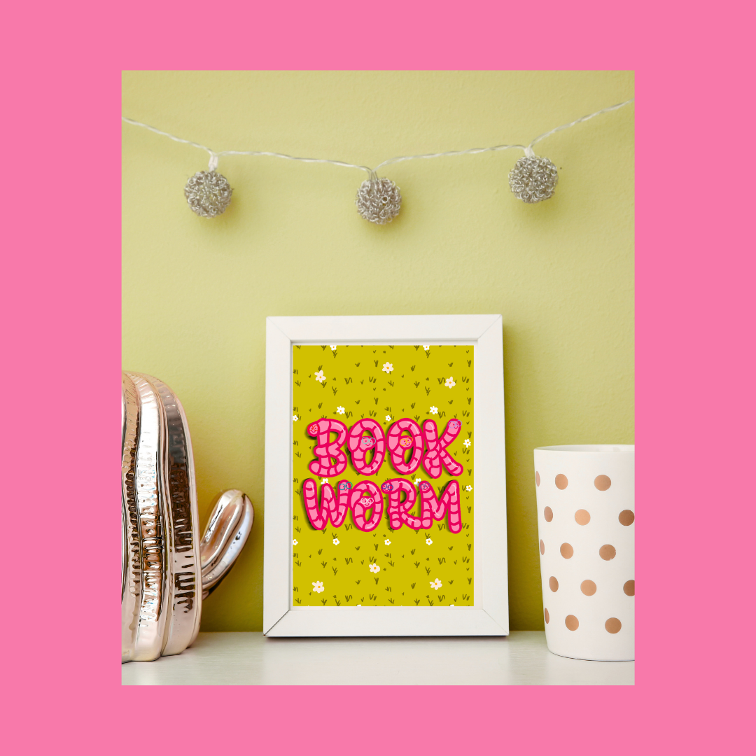 Book Worm Print