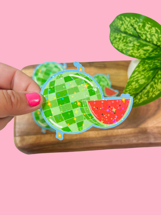 Disco Watermelon Sticker