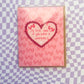 Love You As A Worm Sticker Greeting Card