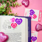 Retro Hearts Bookmark