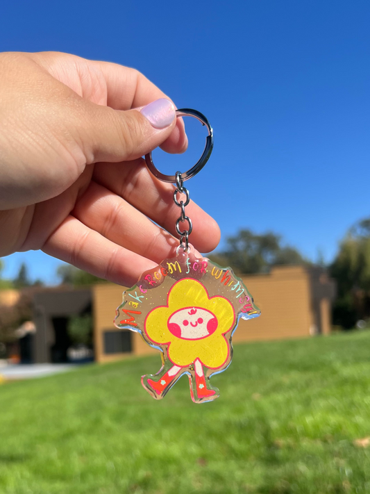 Make Room For Whimsy Penelope Glitter Keychain