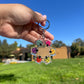 Lady Bug Party Glitter Keychain