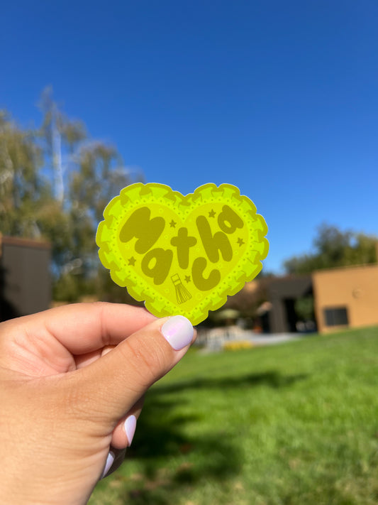 Matcha Vinyl Sticker