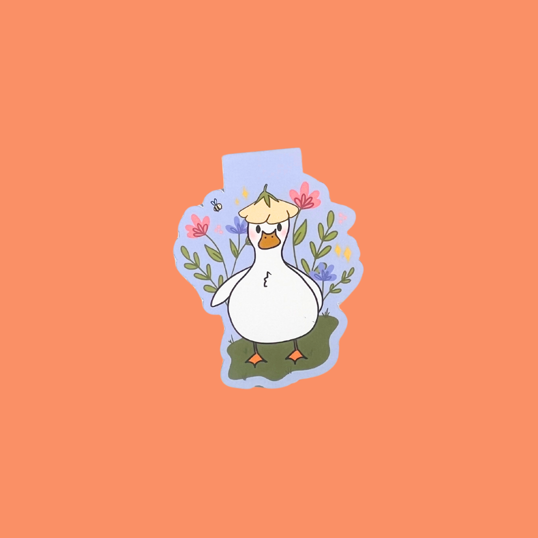 Spring Duck Bookmark